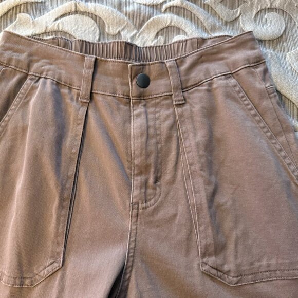 Wild Fable Women's Cargo Pants Canvas Twill Brown Pockets Size Extra Small EUC - Picture 4 of 9